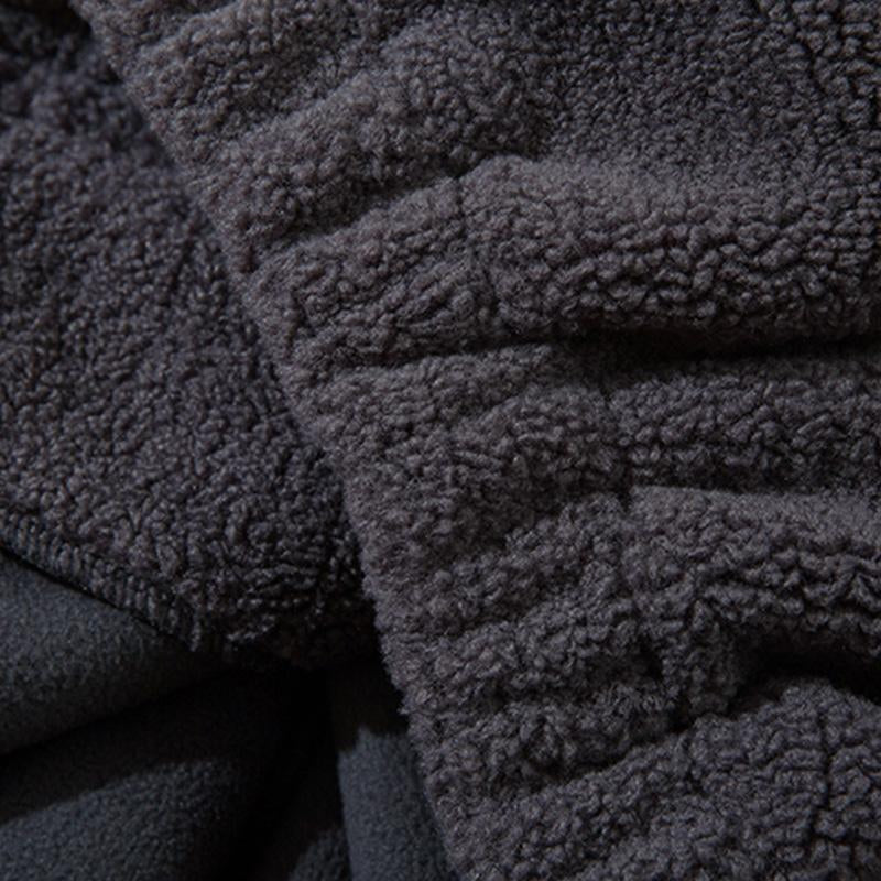 Winter Fleece Zip-up Hoodie