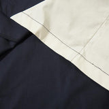 Polo Splicing Color Zip-up Shirt