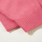 Color Contrast Oversized Sweater