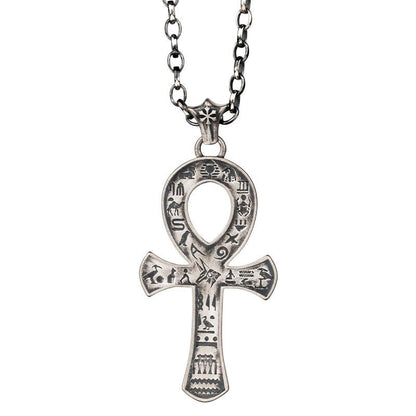 Egyptian Anka Cross Pendant Necklace