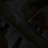 Solid Color Flower Graphic Print Jacket