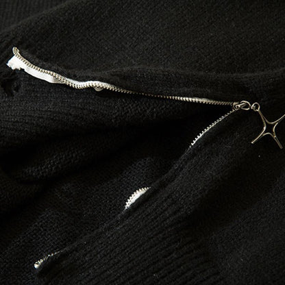 Far Star Loose Knitted Sweater