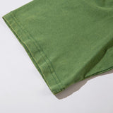 Loose Rose Print Washed T-shirt