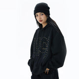 "US" Letter Embroidery Hoodie