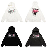 Loose Letter Print Hoodie