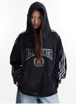 Y2K Sports Crest Hoodie