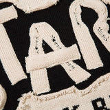 "Start" Letter Embroidered Sweater