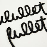 Letter Ripped Sweater