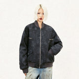 Oversized Loose Washed Leather Jacket