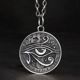 Eye Of Horus Silver Pendant Necklace