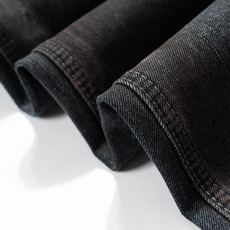 Loose Faded Mud Dye Jeans