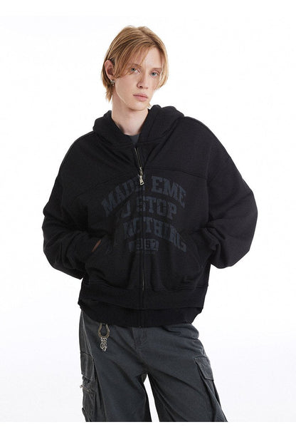 Motivational Zip-Up Hoodie