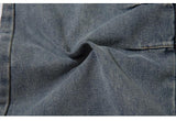 Multi-Pockets Retro Loose Pants