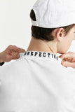 High-neck Respecting Solid Loose T-shirt