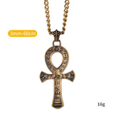 Egyptian Anka Cross Pendant Necklace