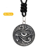 Eye Of Horus Silver Pendant Necklace