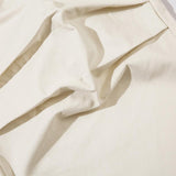 Fabric details of the Loose Solid Color High Waist Cargo Pants