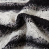 Striped Loose Knitted Cardigan
