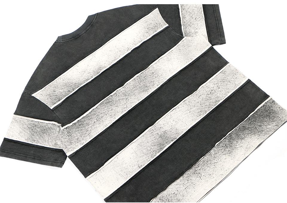 Spider Webs Shadows Stripes T-shirt