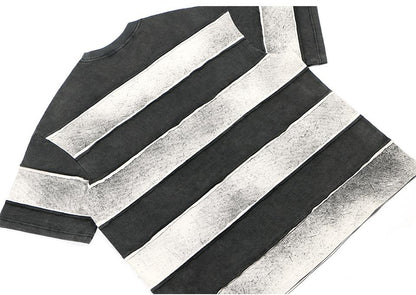 Spider Webs Shadows Stripes T-shirt