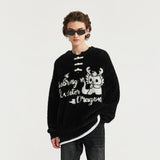 Vintage Loose Dragon Sweater