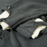 Double-layered Pierced Sweater