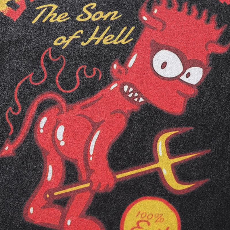 Dark Simpson Loose T-Shirt