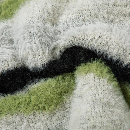 Y2k Fuzzy Knitted Vest