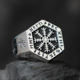 Gothic Lori Nordic Compass Ring