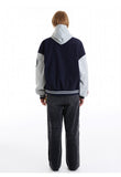 Y2K V-neck Varsity Jacket