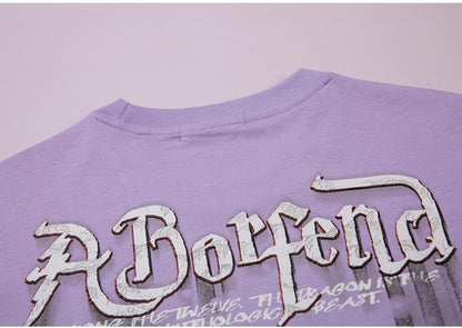 Retro Evil Girl Graphic T-shirt