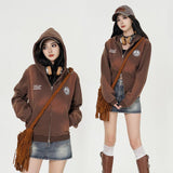 Chic Loose Solid Color Hoodie