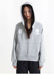 Blank Solid Zip-Up Hoodie