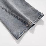 Vintage Inspired Distressed Flare Jeans