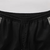 Contrast Color Drawstring Sports Shorts