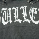 Double-layered Pierced Sweater