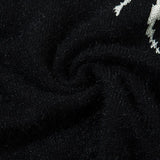 Spider Embroidery Oversized Sweater