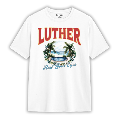 Palms White Tee