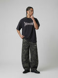 Distressed Dragon Graphic Oversized T-Shirt