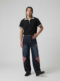 High Street Leopard Print Polo Shirt