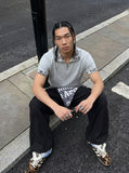 High Street Leopard Print Polo Shirt