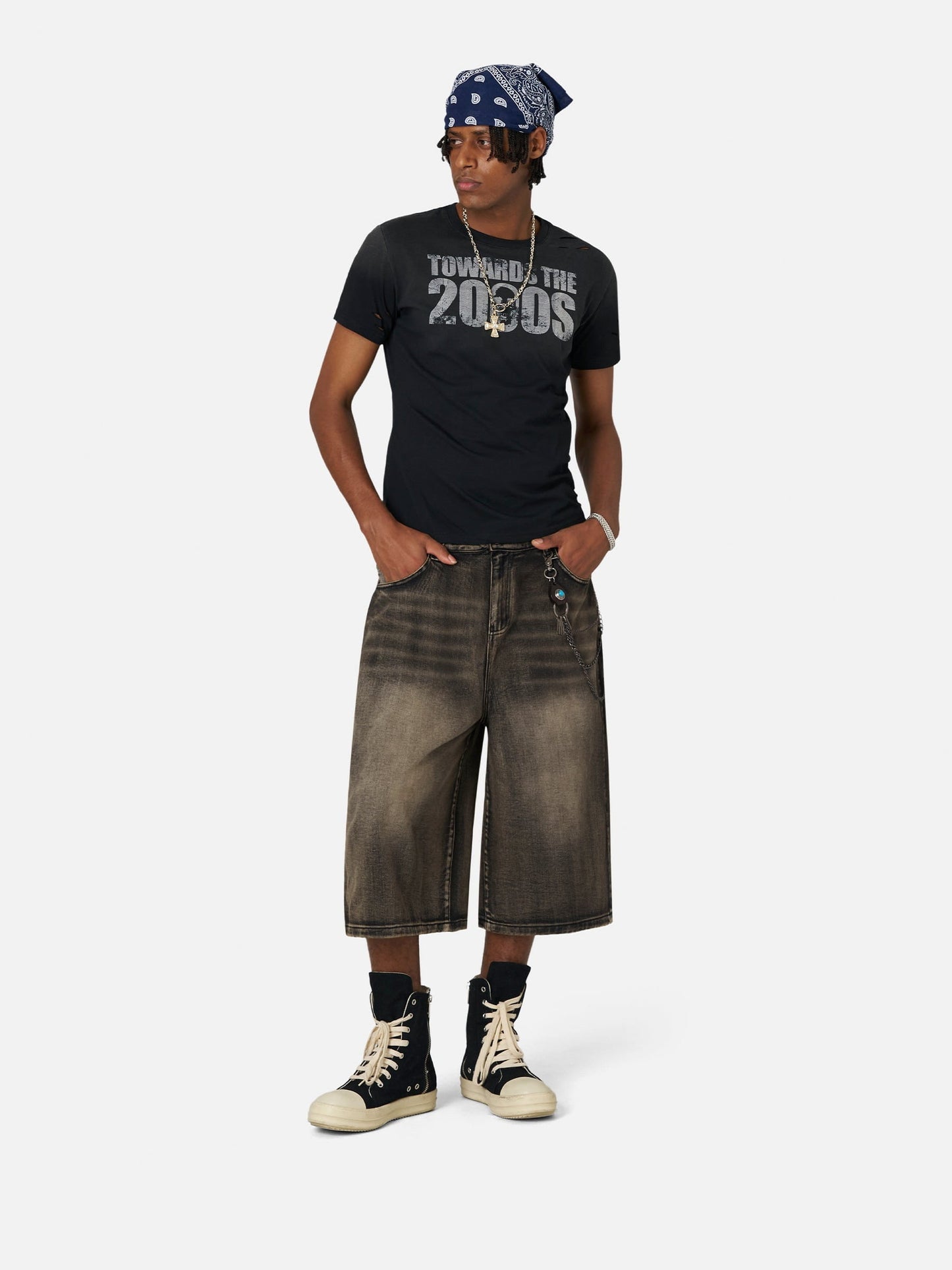 Vintage Washed Longline Jorts