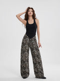Metal Studded Camouflage Tank Top