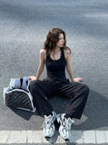 Metal Studded Camouflage Tank Top