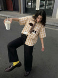 Chic Puppy Star Embroidered Shirt