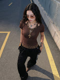 Leopard Print Knit Top