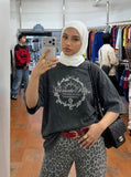 Niumate Ruuso Gothic Graphic T-Shirt