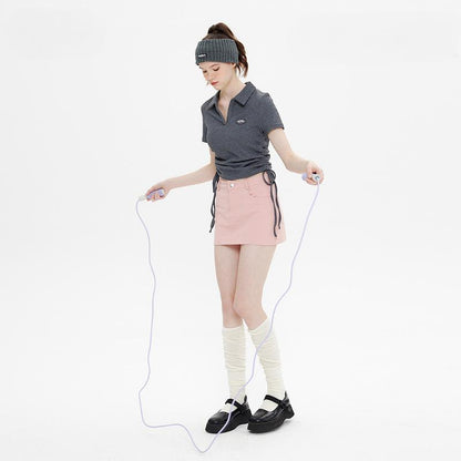 Women's Polo With Side Ties T-shirt