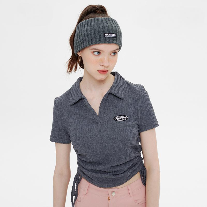 Women's Polo With Side Ties T-shirt