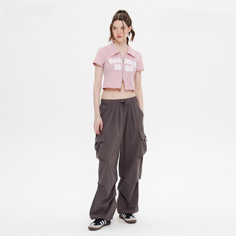 Women's Retro Graphic Polo Shirt